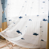 Max Maxb Embroidery Rod Pocket Curtain Panel Yarn