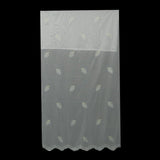Max Simple Linen Sheer Voile Embroider Window Curtain for Bedroom & Living Room