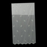 Max Simple Linen Sheer Voile Embroider Window Curtain for Bedroom & Living Room