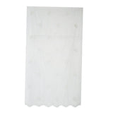 Max Simple Linen Sheer Voile Embroider Window Curtain for Bedroom & Living Room