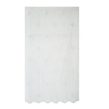 Max Simple Linen Sheer Voile Embroider Window Curtain for Bedroom & Living Room