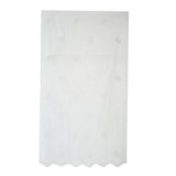 Max Simple Linen Sheer Voile Embroider Window Curtain for Bedroom & Living Room