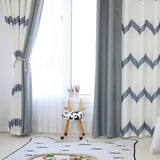 Max Blackout Curtains for Bedroom,Light Blocking Draperies Window Curtain Stripe