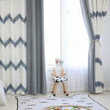 Max Blackout Curtains for Bedroom,Light Blocking Draperies Window Curtain Stripe