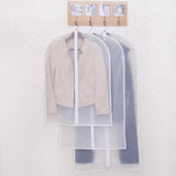 Max 5pcs Clothing Dust Cover Transparent Waterproof Coat Storage Bag 60x80cm