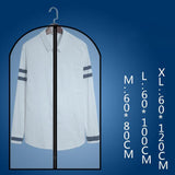 Max Clothing Dust Cover Transparent Waterproof Coat Storage Zipper Bag 60x100cm