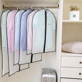 Max Clothing Dust Cover Transparent Waterproof Coat Storage Zipper Bag 60x100cm