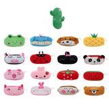 Max Cute Plush Pencil Bag Pencil Holder Pouch Cartoon Animal Pen Bag Frog