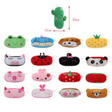 Max Cute Plush Pencil Bag Pencil Holder Pouch Cartoon Animal Pen Bag Frog