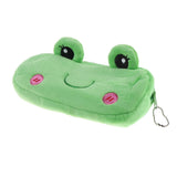 Max Cute Plush Pencil Bag Pencil Holder Pouch Cartoon Animal Pen Bag Frog