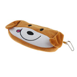 Max Cute Plush Pencil Bag Pencil Holder Pouch Cartoon Animal Pen Bag Dog