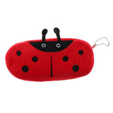 Max Cute Plush Pencil Bag Pencil Holder Pouch Cartoon Animal Pen Bag Ladybird