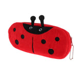 Max Cute Plush Pencil Bag Pencil Holder Pouch Cartoon Animal Pen Bag Ladybird