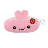 Max Cute Plush Pencil Bag Pencil Holder Pouch Cartoon Animal Pen Bag Rabbit_2