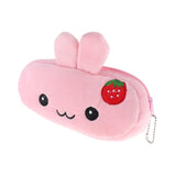 Max Cute Plush Pencil Bag Pencil Holder Pouch Cartoon Animal Pen Bag Rabbit_2