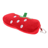 Max Cute Plush Pencil Bag Pencil Holder Pouch Cartoon Animal Pen Bag Strawberry