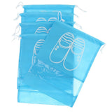 Max 5 Pieces Shoes Bags Dust-Proof Travel Shoes Storage Drawstring Bags Medium