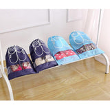 Max 5 Pieces Shoes Bags Dust-Proof Travel Shoes Storage Drawstring Bags Medium