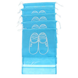 Max 5 Pieces Shoes Bags Dust-Proof Travel Shoes Storage Drawstring Bags Medium