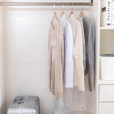 Maxbell 10pcs Plastic Hanging Garment Bags Clothes Shirt Coat Storage Cover 60x120cm