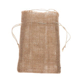 Max Burlap Bags with Drawstring - 8.27 x 4.33 inch Burlap Gift Bag Jewelry Pouch