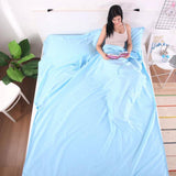 Max Sleeping Bag Liners Portable Sleeping Sheet for Travel Home Bed 120 x 210CM