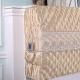 Max Bed Headboard Cover Protector Stretch Dustproof Cover for Bedroom Deco 220cm