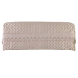 Max 1xLuxury Silk Bed Headboard Cover Protector Bed Decor Beige 200cm