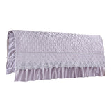Max Stretchable Bedroom Bed Headboard Cover Protector Slipcover Purple 180cm