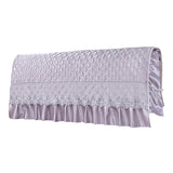 Max Stretchable Bedroom Bed Headboard Cover Protector Slipcover Purple 180cm