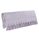 Max Stretchable Bedroom Bed Headboard Cover Protector Slipcover Purple 180cm