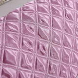 Max Purple Quilt Bed Headboard Slipcover Protector Stretch Dustproof Cover 180cm