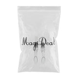 Max 2Pcs Acrylic Wine Liquor  Pourers Decanter with Food-grade Silicone Stoppers