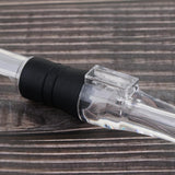 Max 2Pcs Acrylic Wine Liquor  Pourers Decanter with Food-grade Silicone Stoppers