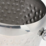 Max Stainless steel Copper Plated Champagne Ice Bucket Hammer Point 1L Silver