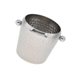 Max Stainless steel Copper Plated Champagne Ice Bucket Hammer Point 1L Silver