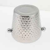 Max Stainless steel Copper Plated Champagne Ice Bucket Hammer Point 1L Silver
