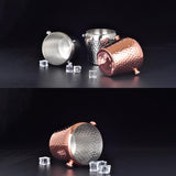Max Stainless steel Copper Plated Champagne Ice Bucket Hammer Point 1L Silver