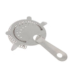 Max Maxb Cocktail Strainer Stainless Steel Bar Shaker Ice Strainer 4 Prong Silver