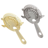 Max Maxb Cocktail Strainer Stainless Steel Bar Shaker Ice Strainer 4 Prong Silver