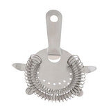 Max Maxb Cocktail Strainer Stainless Steel Bar Shaker Ice Strainer 4 Prong Silver