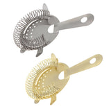 Max Maxb Cocktail Strainer Stainless Steel Bar Shaker Ice Strainer 4 Prong Silver