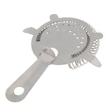 Max Maxb Cocktail Strainer Stainless Steel Bar Shaker Ice Strainer 4 Prong Silver