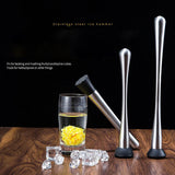Max Maxb Bar Cocktail Muddler DIY Drink Bartenders Barware Bar Tools Style 2-22.5cm