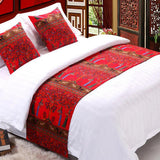 Max 50x210cm Luxurious Bed Runner Scarf for 150cm Bed Style_2
