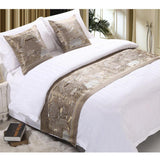 Max 50x210cm Luxurious Bed Runner Scarf for 150cm Bed Style_10