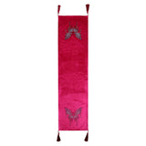 Max 10 Colors Micro Velvet Bed Runner Delicate Bedding 45 x 180cm Rose Red
