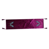 Max 10 Colors Micro Velvet Bed Runner Delicate Bedding 45 x 180cm Light Purple