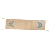 Max 10 Colors Micro Velvet Bed Runner Delicate Bedding 45 x 180cm Creamy White