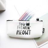 Maxbell Student Pen Pencil Case Coin Purse Cosmetic Tassels Makeup Bag 2